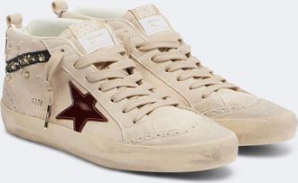 Golden Goose Mid Star embellished suede high-top sneakers