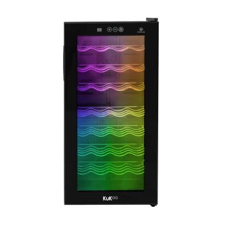 MonsterShop Oriva LED Wine Cooler in Black