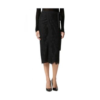 Pinko Midi Skirts, female, Black, M, Stylish Pink Skirt