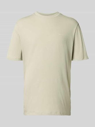 HUGO BOSS Regular Fit T-Shirt aus reiner Baumwolle Modell DERO222 in Grass, Gr&ouml;&szlig;e XXL