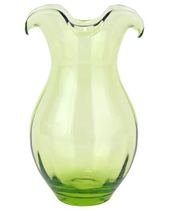 Vietri Vietri Hibiscus Glass Vertical Fluted Medium Vase With $16 Credit