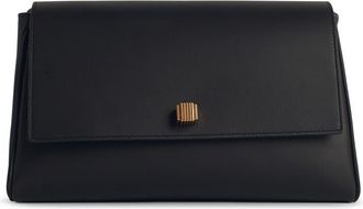 Khaite cate Black Leather Crossbody Bag