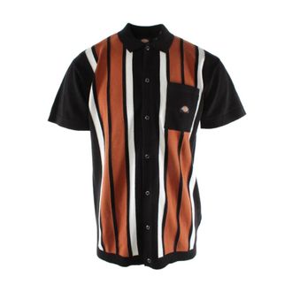 Dickies Zwarte Katoenen Shirt voor Mannen - Heren - Polos - Veelkleurig - S - Katoen - Tops