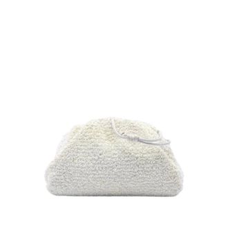 Bottega Veneta Pre-owned Mini Pouch - Dames - Vintage Clutch - Wit - ONE Size - Leer - Vintage