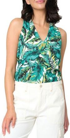 Gibsonlook Boca Chica Print Bodysuit in Garden Leaf Print at Nordstrom Rack, Size Xx-Small