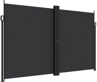 vidaXL Toldo Lateral Retr&aacute;ctil Negro 200x600 Cm Vidaxl