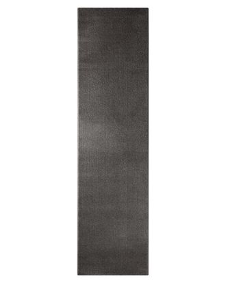Esprit Alfombra tejida terciopelo corto antracita 80x230