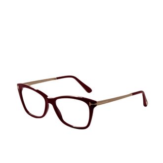 Tom Ford Womens 54mm Shiny Bordeaux Opticals