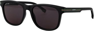 Lacoste Stijlvolle zonnebril voor een trendy look - Heren - Zonnebrillen - Zwart - 53 MM - Accessoires