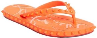 Christian Louboutin Super Loubi Flip Flop in Caruzo at Nordstrom, Size 12Us