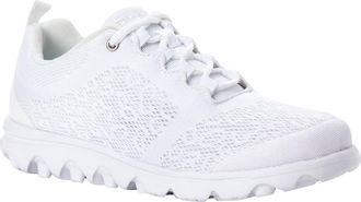Prop&eacute;t TravelActiv Knit Lace-Up Sneaker in White at Nordstrom, Size 6.5