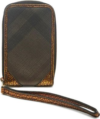 Burberry Portafoglio a quadri - Marrone