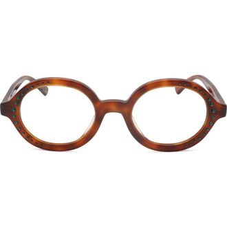Marni 51mm Round Reading Glasses in Tort at Nordstrom Rack