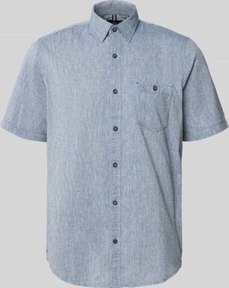 Lerros Regular Fit T-Shirt aus Baumwoll-Mix in Marine, Gr&ouml;&szlig;e XXXL