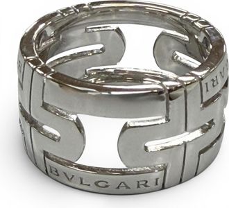 Bulgari Silver Band Ring (Pre-Owned)