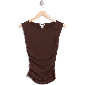 Vigoss Textured Boatneck Tank in Chocolate at Nordstrom Rack, Size X-Large