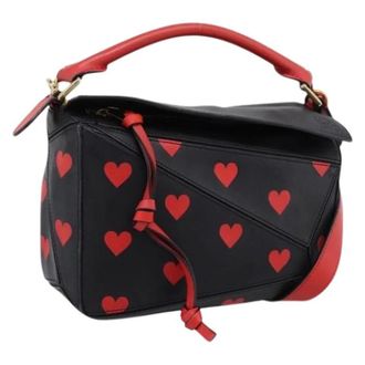Loewe Pre-owned Hand Bag - Dames - Pre-owned - Veelkleurig - Maat: ONE Size Leer