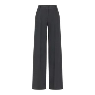 Ermanno Scervino Wijde broek - Dames - Broeken - Zwart - Maat: XS