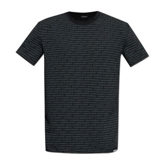 Dsquared2 Monogram Ondergoed T-Shirt - Heren - T-shirts - Zwart - 2XL - Leer - Tops