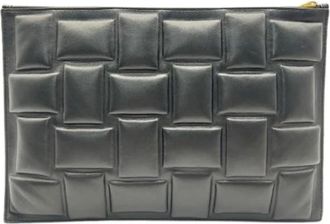 Bottega Veneta Pre-owned Vintage Clutch - unisex - Vintage Clutch - Zwart - ONE Size - Leer - Vintage