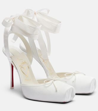 Christian Louboutin Salones Cassia de sat&eacute;n