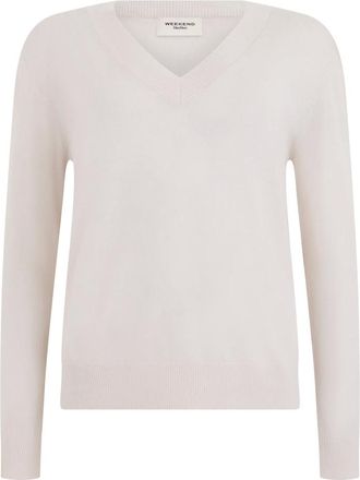 Max Mara Dames, Truien, Wit, Maat: L Zijde