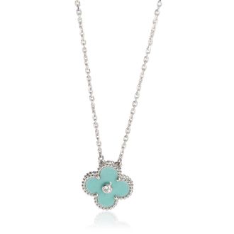 Van Cleef & Arpels Pre-Owned Van Cleef & Arpels White Gold Diamond 2022 Limited Edition Pendant