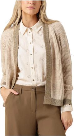 Summum Alpaca Blend Gebreid Vest - Dames - Vesten - Wit - S - Truien & Vesten
