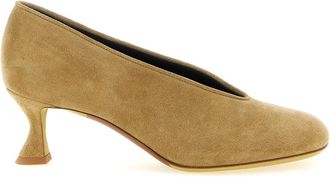 Moschino Beige Suede Pumps