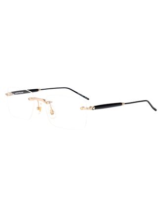 Montblanc MB0411O Metal Sunglasses - Gold