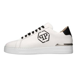 Philipp Plein Heren, Schoenen, Wit, Maat: 44 EU Leer