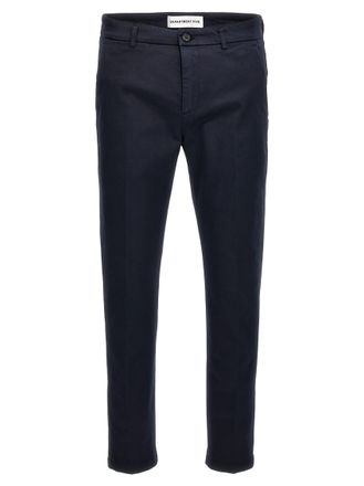 Department Five Navy Blue Slim Trousers