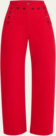 Bode Spring Twill Sailor Trousers