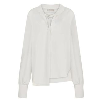 The Mannei Blouses, female, White, Size: 2XS Tie-detail Shirt