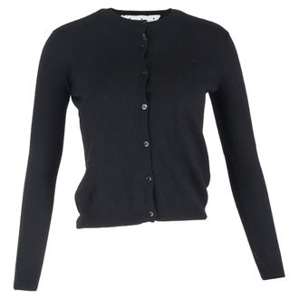 Red Valentino RED Valentino Buttoned Cardigan in Black Wool