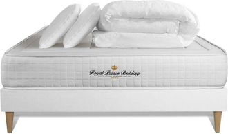Royal Palace Bedding Pack Colch&oacute;n Blanco Espuma Viscoel&aacute;stica 140 X 200