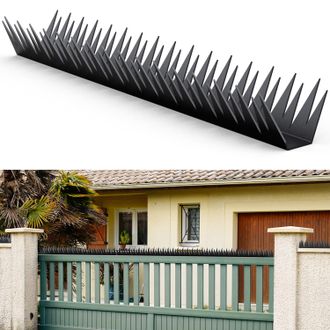 OEM P&uacute;as Met&aacute;licas Antiescalada Para Paredes Exteriores, Vallas De Jard&iacute;n, Para Disuadir A Intrusos, Tejados, Seguridad Duradera Para El Hogar (paquete De