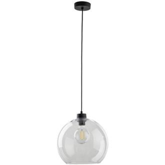 Luminosa Light Designs TK Cubus Lámpara de techo colgante de cúpula de 30 cm, color negro, 1 bombilla E27