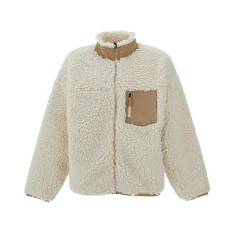 Polo Ralph Lauren Pile Fleece Jas met Volledige Rits - Heren - Sport - Beige - Maat: M Fleece
