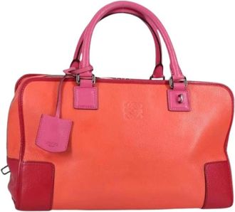 Loewe Pre-owned Handbags, female, Orange, Size: ONE SIZE Pre-owned Handbag