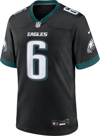 Nike DeVonta Smith Philadelphia Eagles Nike Mens NFL Game Jersey in Black | 67NM0G5T86F-00S