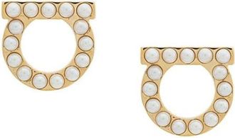 Ferragamo Golden logo Earrings