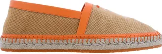 Ferragamo Domingo Canvas Espadrilles, Size 9