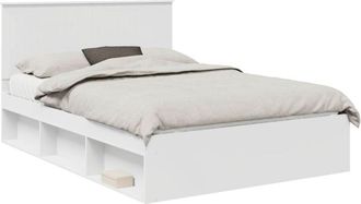 vidaXL Estructura De Cama 140 X 190 Cm Madera De Pino Macizo Vidaxl