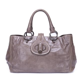 Prada Vitello Shine Turn-Lock Handtas