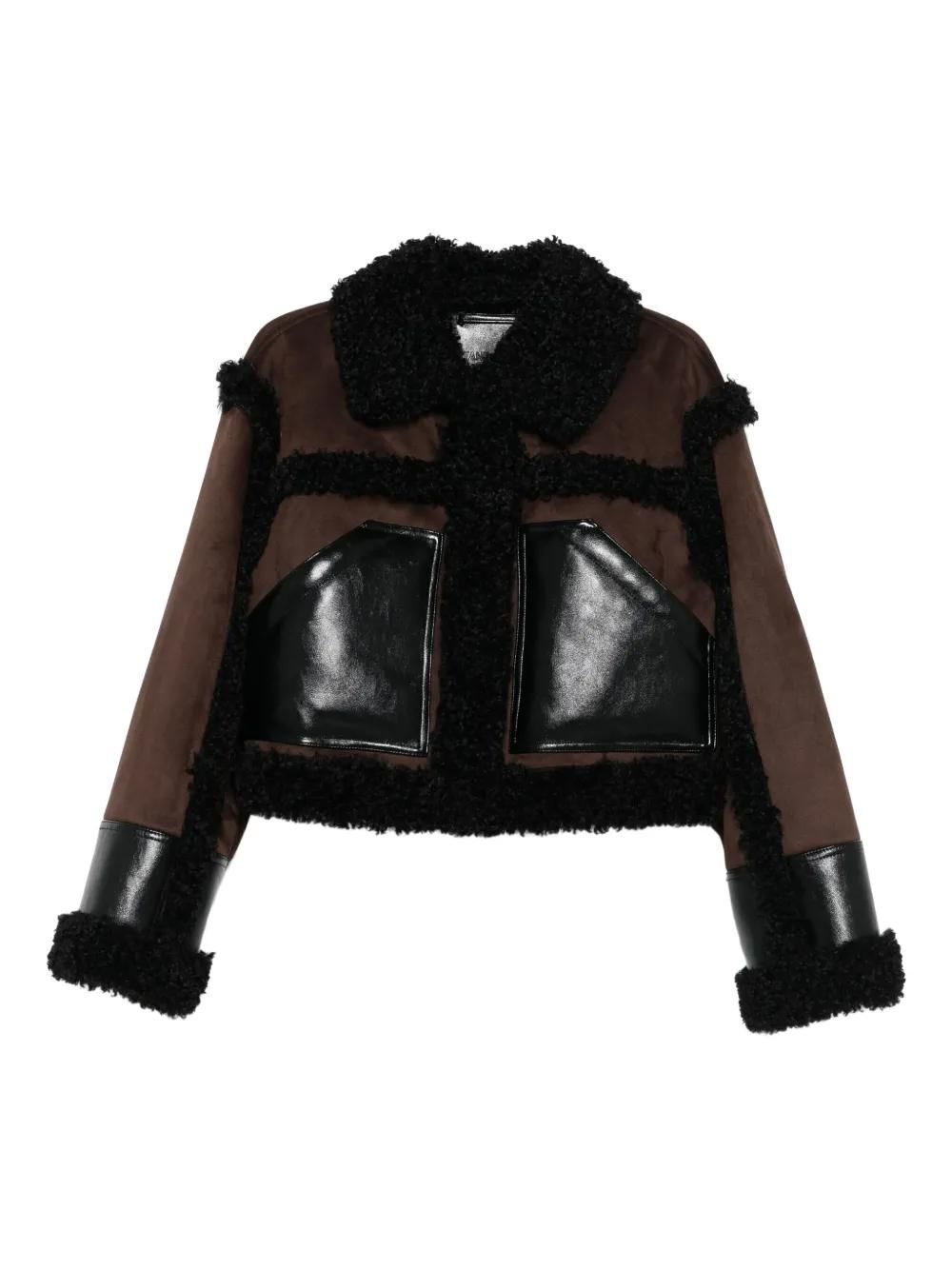 Pepe Jeans Biker Interno Shearling Marrone - Cappotti
