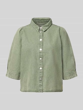 Lollys Laundry Regular Fit Hemdbluse aus Viskose-Mix Modell Bono in Hellgruen, Gr&ouml;&szlig;e XL