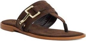 Dune London Lotica Sandal in Brown Suede at Nordstrom Rack, Size 10Us / 40Eu