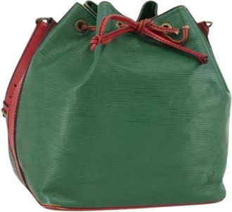 Louis Vuitton Pre-owned Petit No&eacute; Schoudertas - Dames - Vintage Tas - Groen - ONE Size - Leer - Vintage