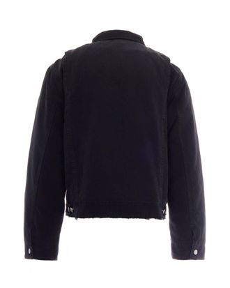 Represent Mens Jacket Work Black Cotton